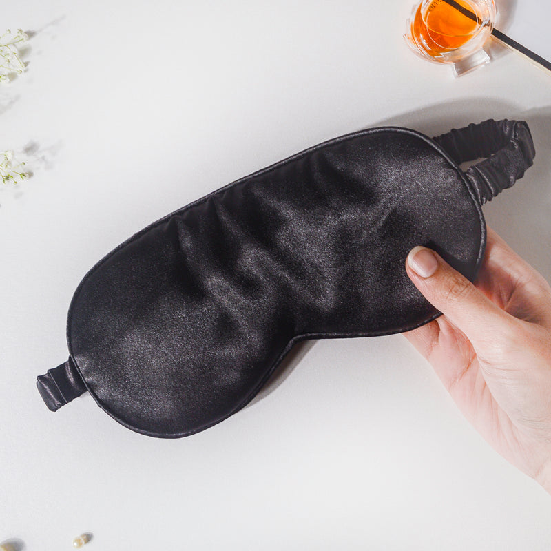 Night Sky Black Travel Eye Mask