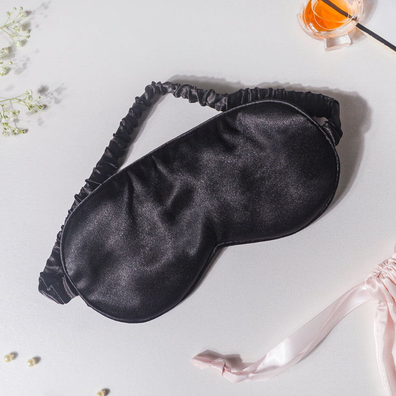 Night Sky Black Travel Eye Mask