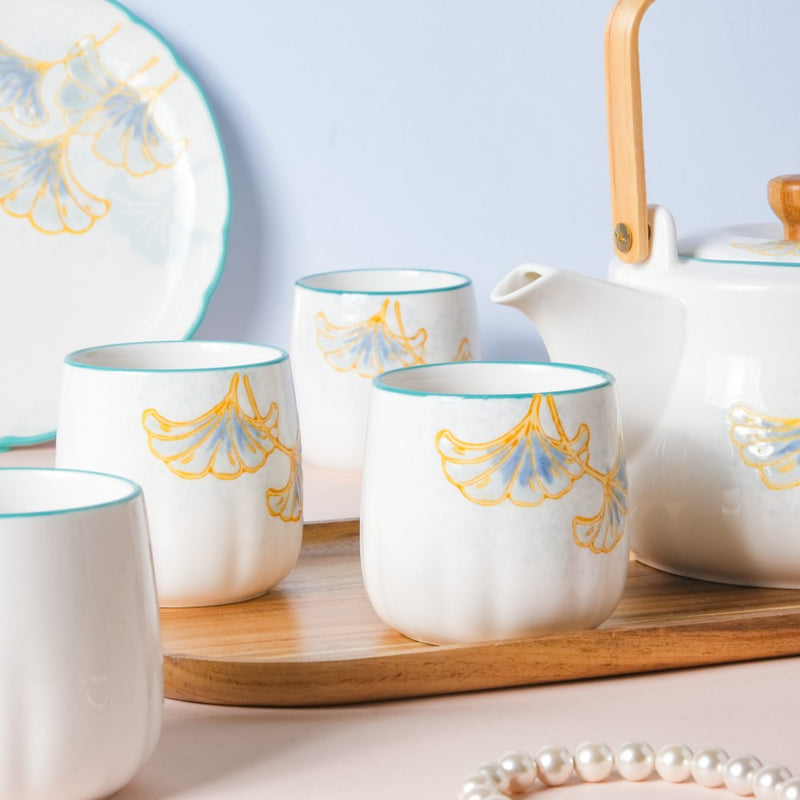 Vintage Teapot and Cup Set - Tea cup set, tea set, teapot set | Tea set for Dining Table & Home Decor