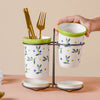 Oriental Chopstick Holder Set with Metal Stand - Kitchen Tool