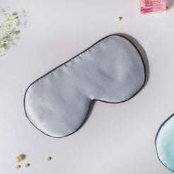 Silver Grey Travel Eye Mask