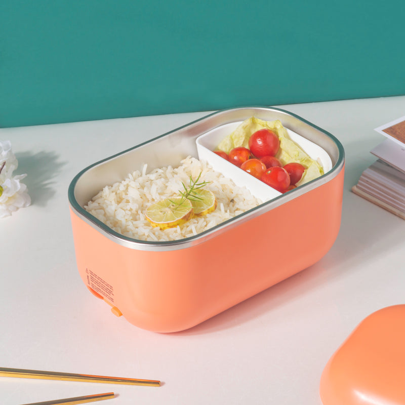 Fresh Meal Electric Hot Lunch Box Orange - Lunch box