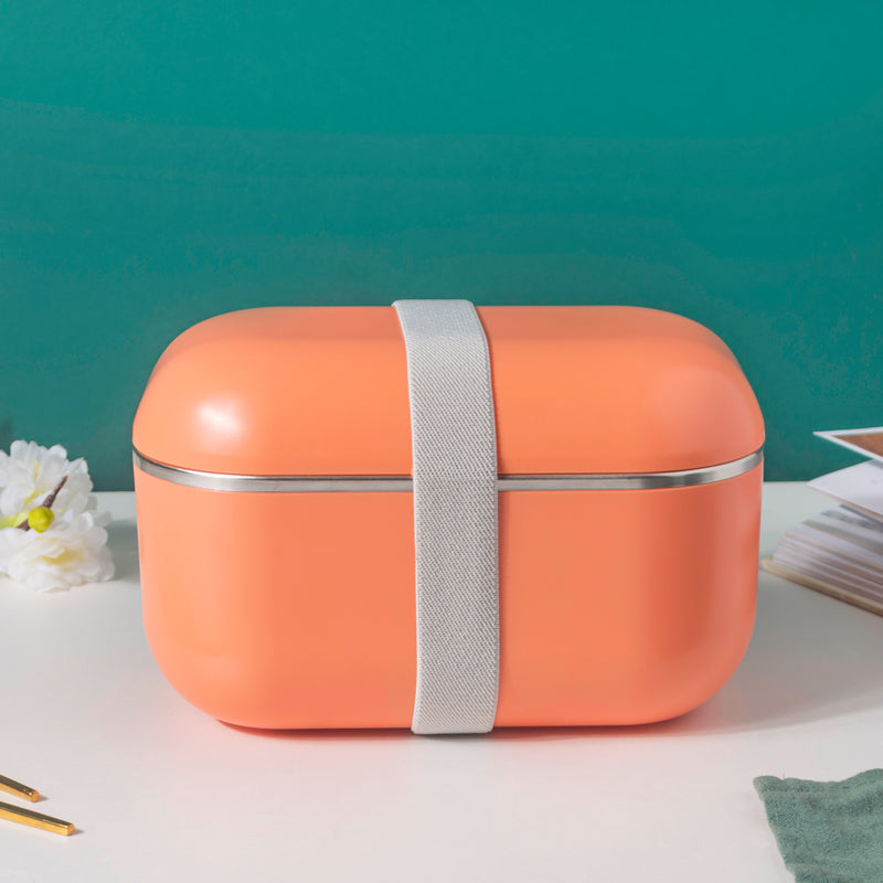 Fresh Meal Electric Hot Lunch Box Orange - Lunch box