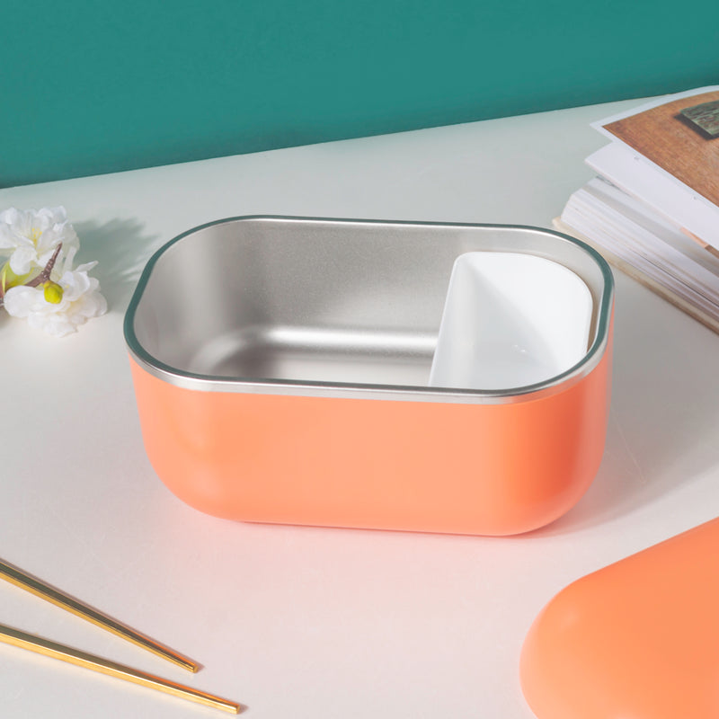 Fresh Meal Electric Hot Lunch Box Orange - Lunch box