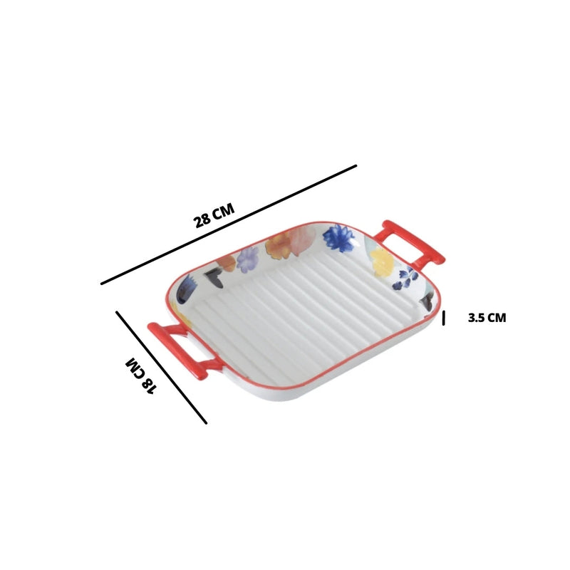 Floral Baking Tray 350 ml - Baking Dish
