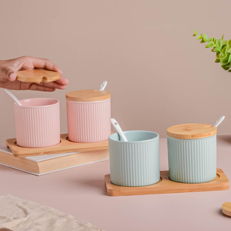 Pastel Spice Jar Set of 2 - Jar