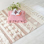 BOHO Ezra Hand Woven Rug - Multicolour & Natural White