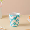 Riona Decorative Ceramic White And Blue Cup