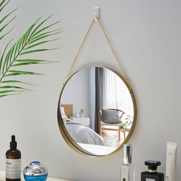 Round Hanging Mirror - Wall mirror for home decor | Living room, bathroom & bedroom decoration ideas