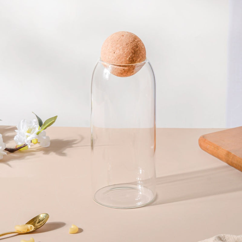 Large Jar with Cork Lid - Jar