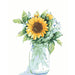 Sunflower Vase Still Life DIY Painting By Numbers Kit