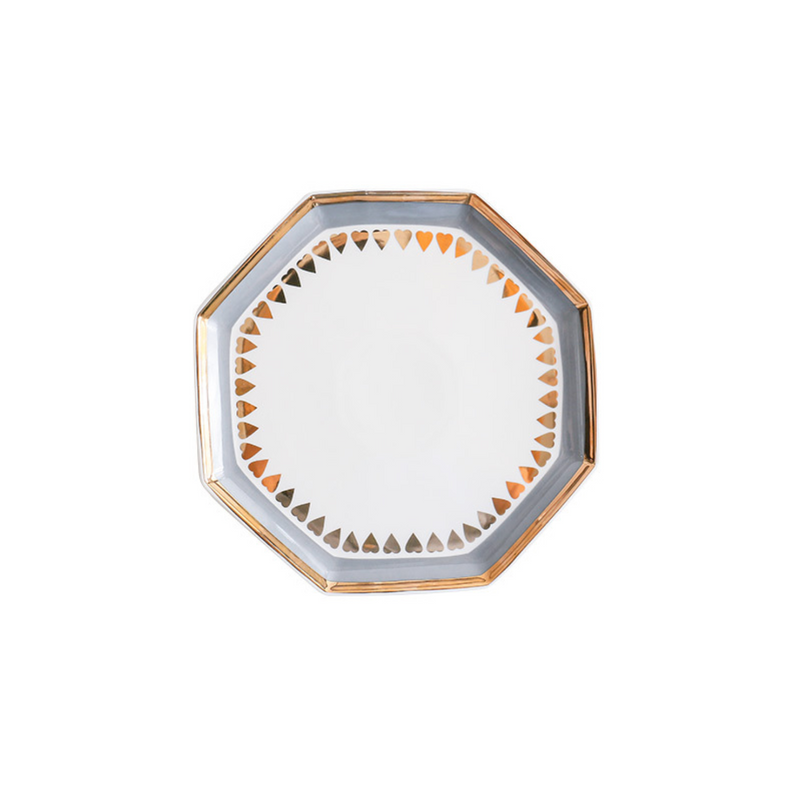 MERRY Heart Single-serve Mini Plate - Serving plate, lunch plate, ceramic dinner plates| Plates for dining table & home decor