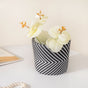 Horizontal Chevron Pot Small - Indoor planters and flower pots | Home decor items