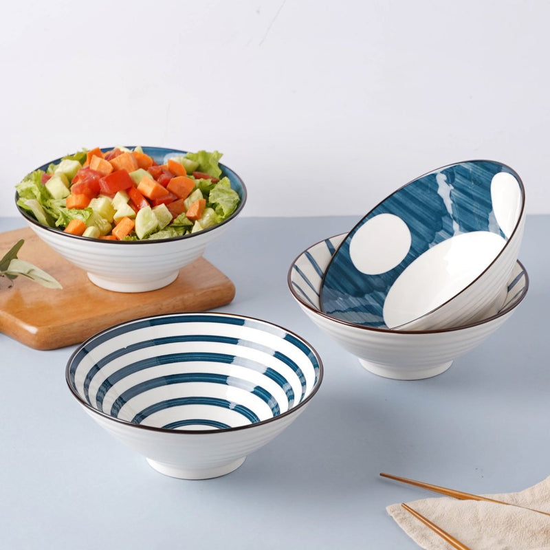 Nitori Serving Bowl - Bowl, ceramic bowl, serving bowls, noodle bowl, salad bowls, bowl for snacks, large serving bowl | Bowls for dining table & home decor