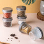 Textured Mason Jar Small Set of 6 - Jar