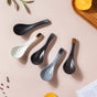 Ceramic Spoon For Soup Matte Black