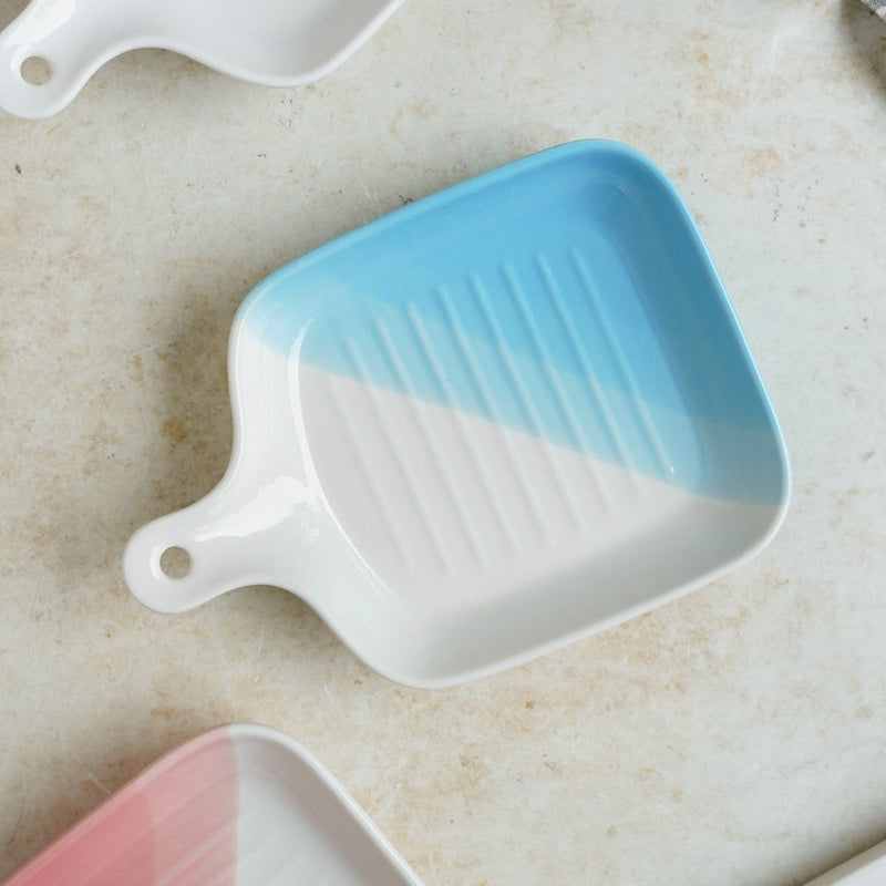 Ombre Plate With Handle - Baking Tray