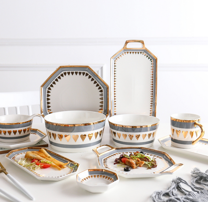 MERRY Heart Snack Bowl 400 ml - Bowl,ceramic bowl, snack bowls, curry bowl, popcorn bowls | Bowls for dining table & home decor