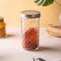 Textured Mason Jar Large Set of 4 - Jar