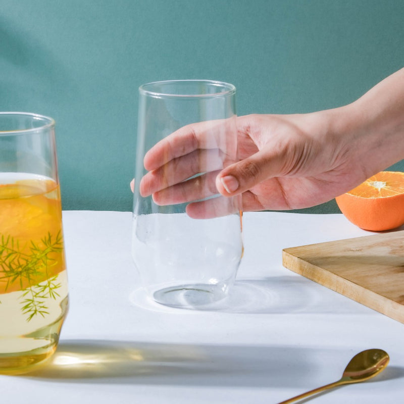 Sleek Glass Tumbler Set of 2