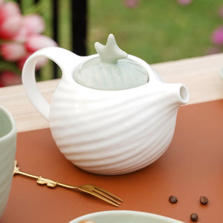 Taro Leaf Teapot With Lid