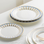 Aurelea Royal Dinner Plate - Serving plate, lunch plate, ceramic dinner plates| Plates for dining table & home decor