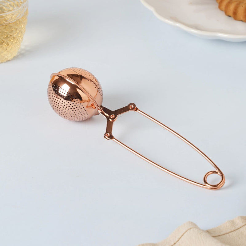 Rose Gold Tea Filter - Filter, kitchen tool, steel strainer | Filter for Tea & Home decor