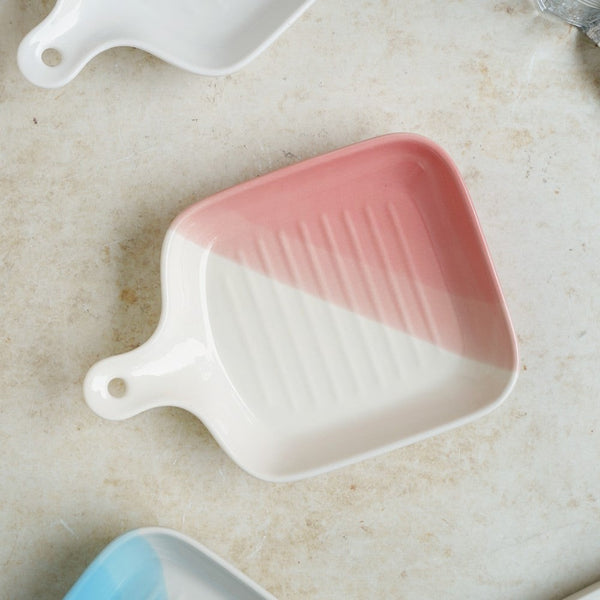 Ombre Plate With Handle - Baking Tray