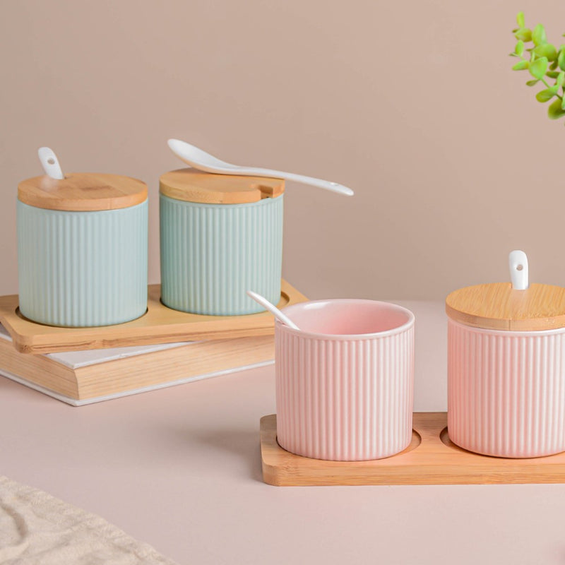 Pastel Spice Jar Set of 2 - Jar