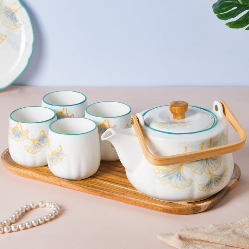 Vintage Teapot and Cup Set - Tea cup set, tea set, teapot set | Tea set for Dining Table & Home Decor