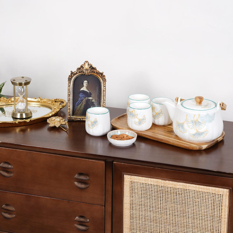 Vintage Teapot and Cup Set - Tea cup set, tea set, teapot set | Tea set for Dining Table & Home Decor