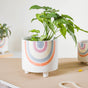 Rainbow Round Pot Large - Indoor planters and flower pots | Home decor items