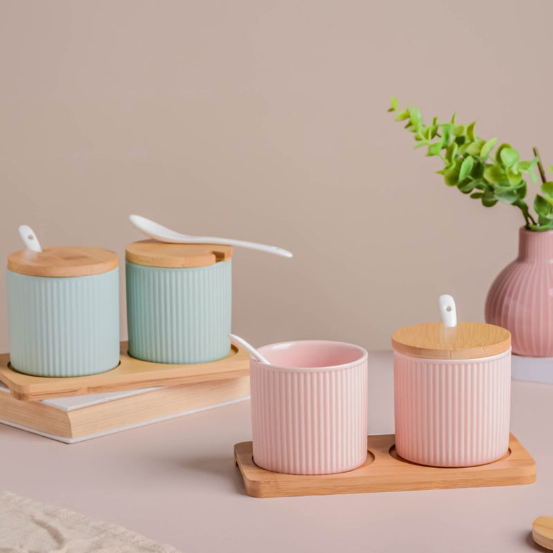 Pastel Spice Jar Set of 2 - Jar
