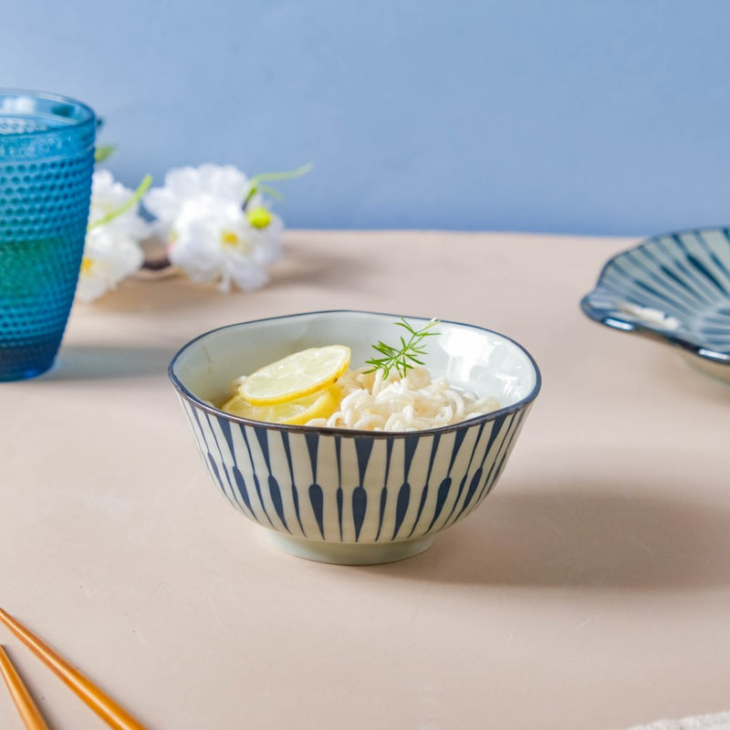 Mizo Cereal Bowl - Bowl, soup bowl, ceramic bowl, snack bowls, curry bowl, popcorn bowls | Bowls for dining table & home decor