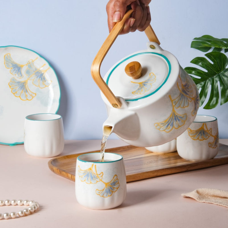 Vintage Teapot and Cup Set - Tea cup set, tea set, teapot set | Tea set for Dining Table & Home Decor