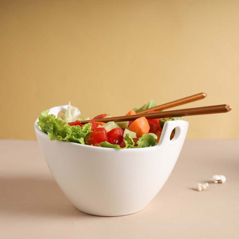 Monochrome Soup Bowl 500 ml - Soup bowl, ceramic bowl, ramen bowl, serving bowls, salad bowls, noodle bowl | Bowls for dining table & home decor