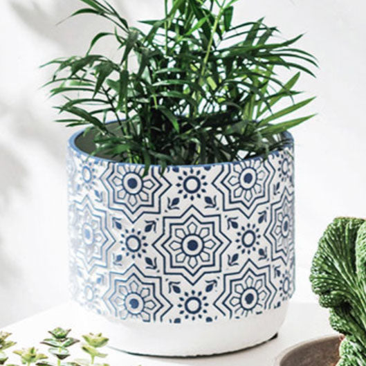 Vintage Round Pot - Indoor planters and flower pots | Home decor items