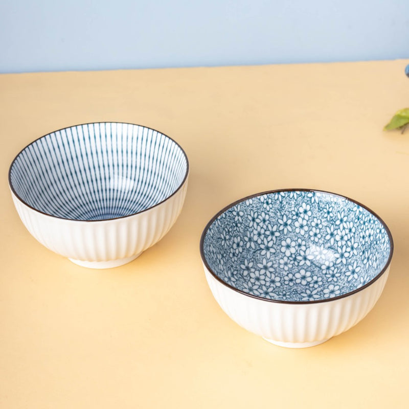 Meraki Side Bowl 250 ml - Bowl,ceramic bowl, snack bowls, curry bowl, popcorn bowls | Bowls for dining table & home decor