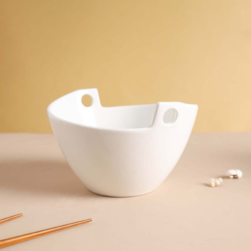 Monochrome Soup Bowl 500 ml - Soup bowl, ceramic bowl, ramen bowl, serving bowls, salad bowls, noodle bowl | Bowls for dining table & home decor