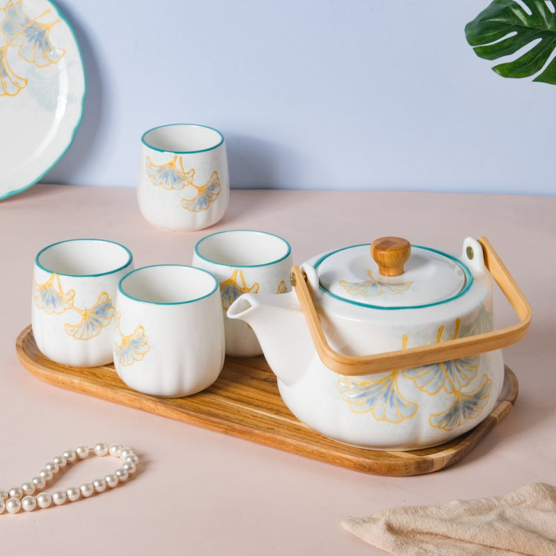 Vintage Teapot and Cup Set - Tea cup set, tea set, teapot set | Tea set for Dining Table & Home Decor