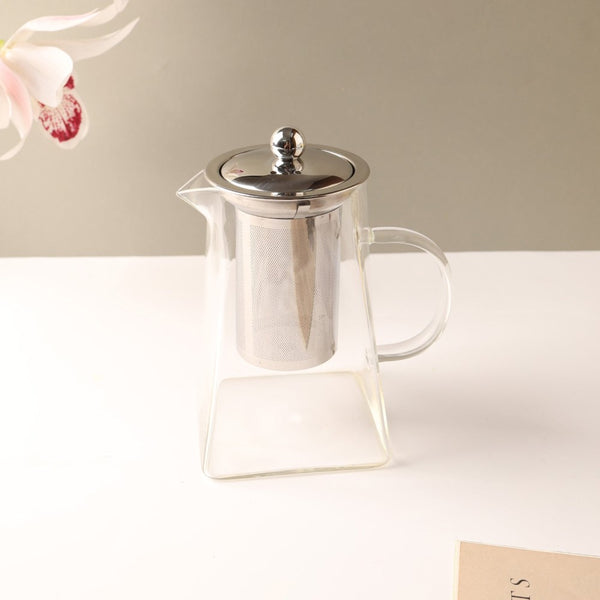 Glass Teapot With Infuser - Large - Teapot, kettle, tea kettle | Teapot for Dining table & Home decor