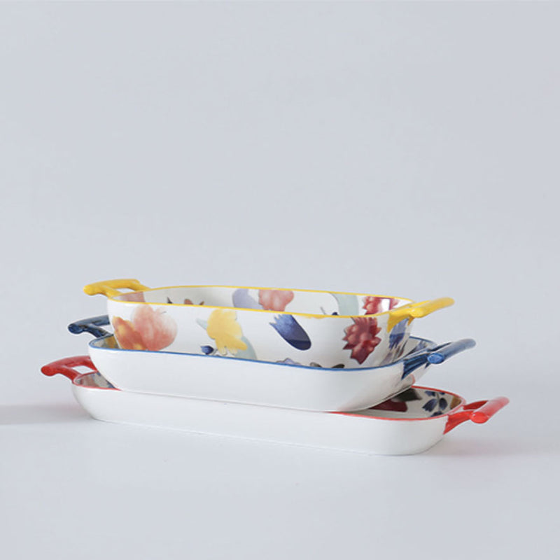 Floral Baking Tray 350 ml - Baking Dish