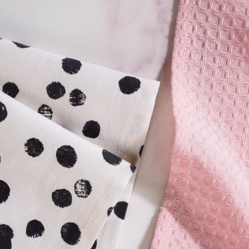 Soft Reusable Cotton Towel Set Of 2