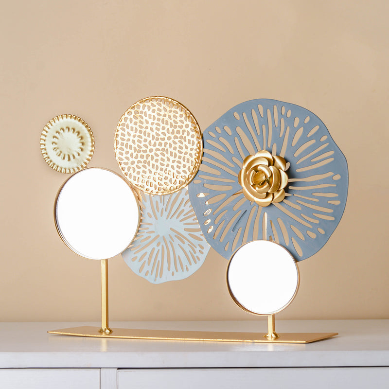 Blue and Golden Table Decor - Showpiece | Home decor item | Room decoration item