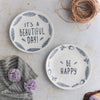 Ceramic Plate for Snacks Set of 2 - Serving plate, snack plate, dessert plate | Plates for dining & home decor