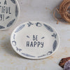 Ceramic Plate for Snacks Set of 2 - Serving plate, snack plate, dessert plate | Plates for dining & home decor