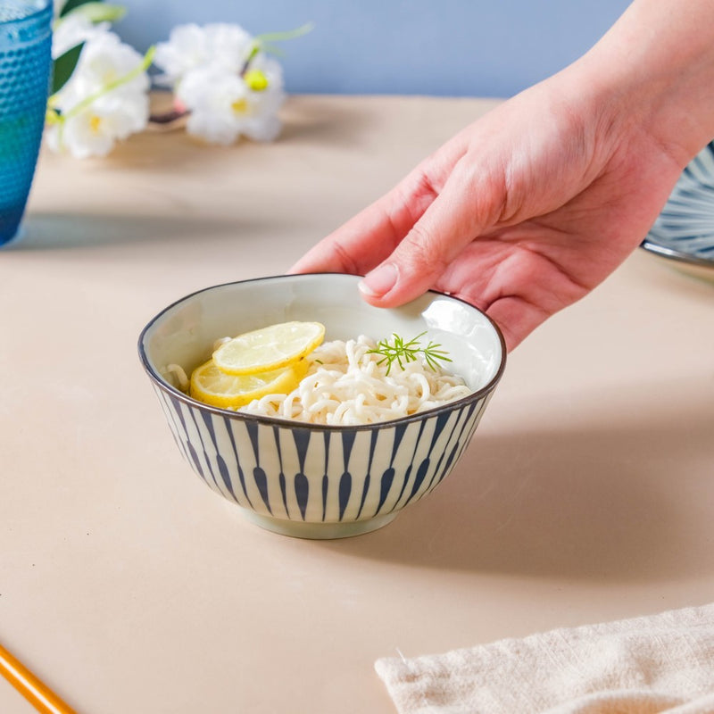 Mizo Cereal Bowl - Bowl, soup bowl, ceramic bowl, snack bowls, curry bowl, popcorn bowls | Bowls for dining table & home decor