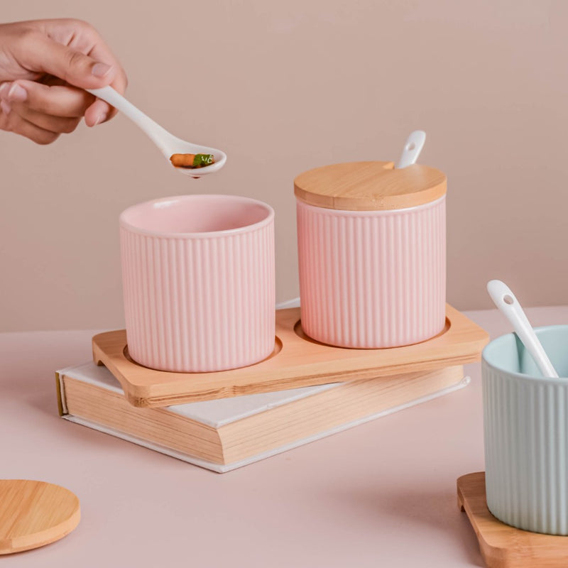 Pastel Spice Jar Set of 2 - Jar