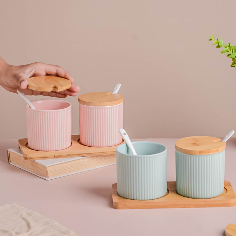 Pastel Spice Jar Set of 2 - Jar
