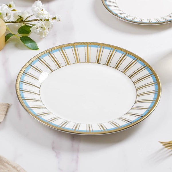 Aurelea Royal Dinner Plate - Serving plate, lunch plate, ceramic dinner plates| Plates for dining table & home decor